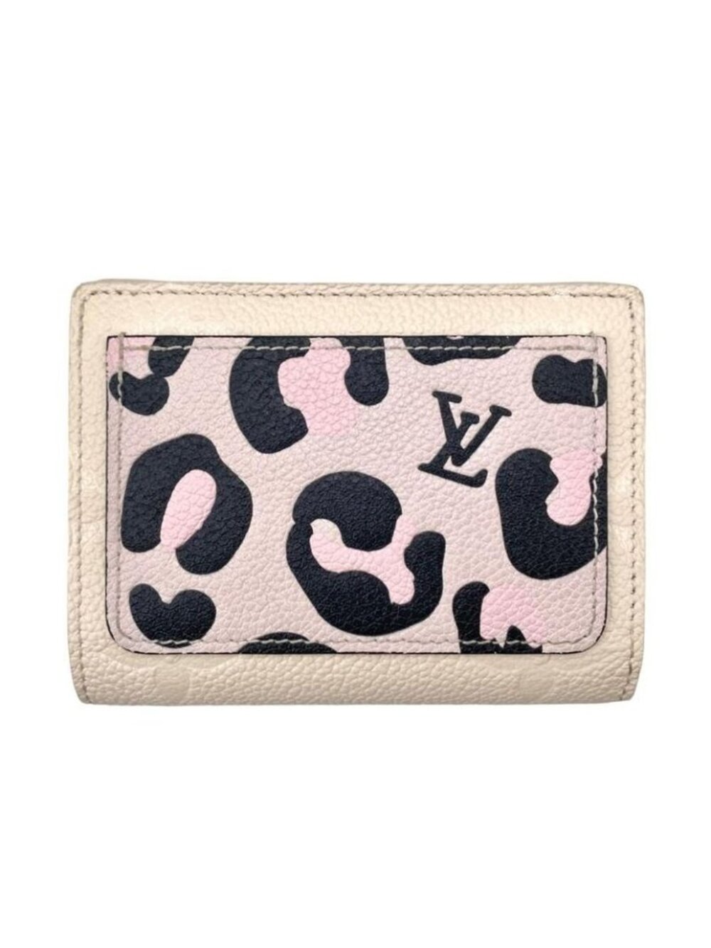 Louis Vuitton Portefeuille Clair A Wild AT Heart Leopard Fold Compact